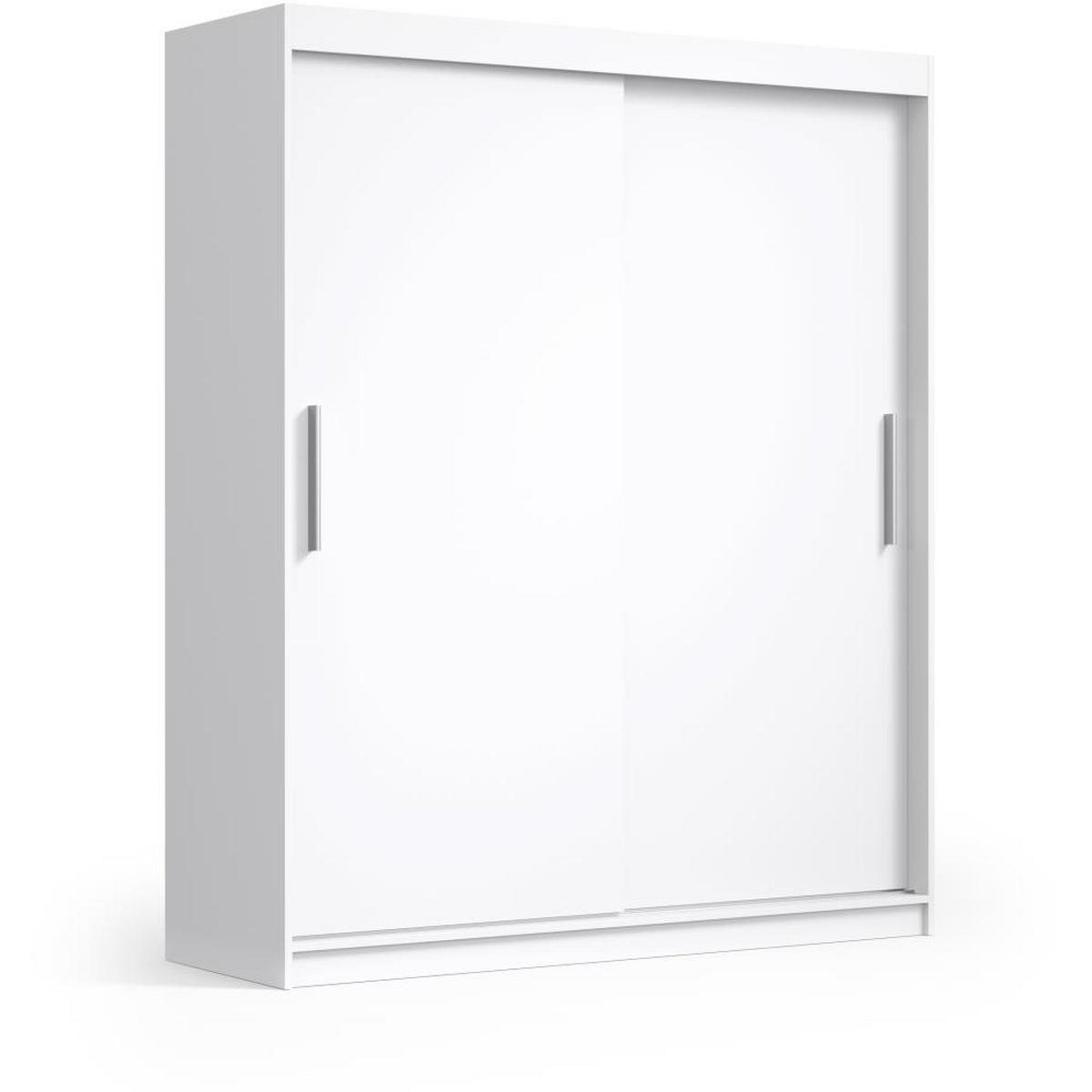 SCHWEBETÜRENSCHRANK Katrina weiß 180/215,5/59 cm 2-türig - Weiß, Holzwerkstoff (180/215.5/59cm) - Beautysofa