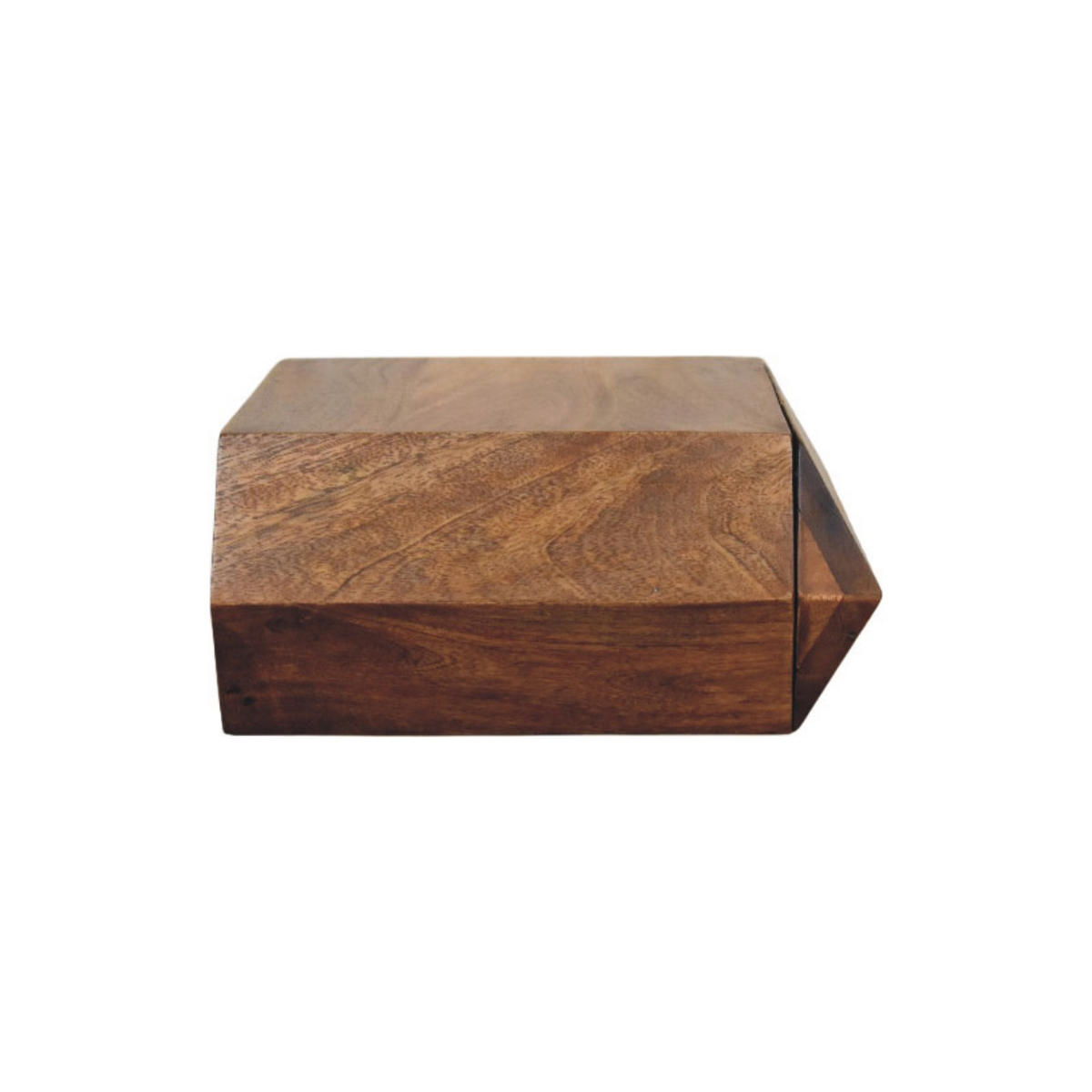NACHTTISCH mit Golden-Teak-Finish, 1 Schublade, braun - Braun, Holz (45/15/32cm) - Artisan Furniture