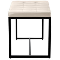 SITZBANK Elvion Kunstleder creme - Naturfarben, Textil (100/48/40cm) - TPFLiving