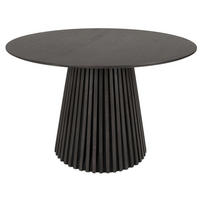 DININGTISCH Andria - rund 120 cm - Eichenholz natur dunkelgrau - Dunkelgrau, Holz (120/120/75cm) - bene living