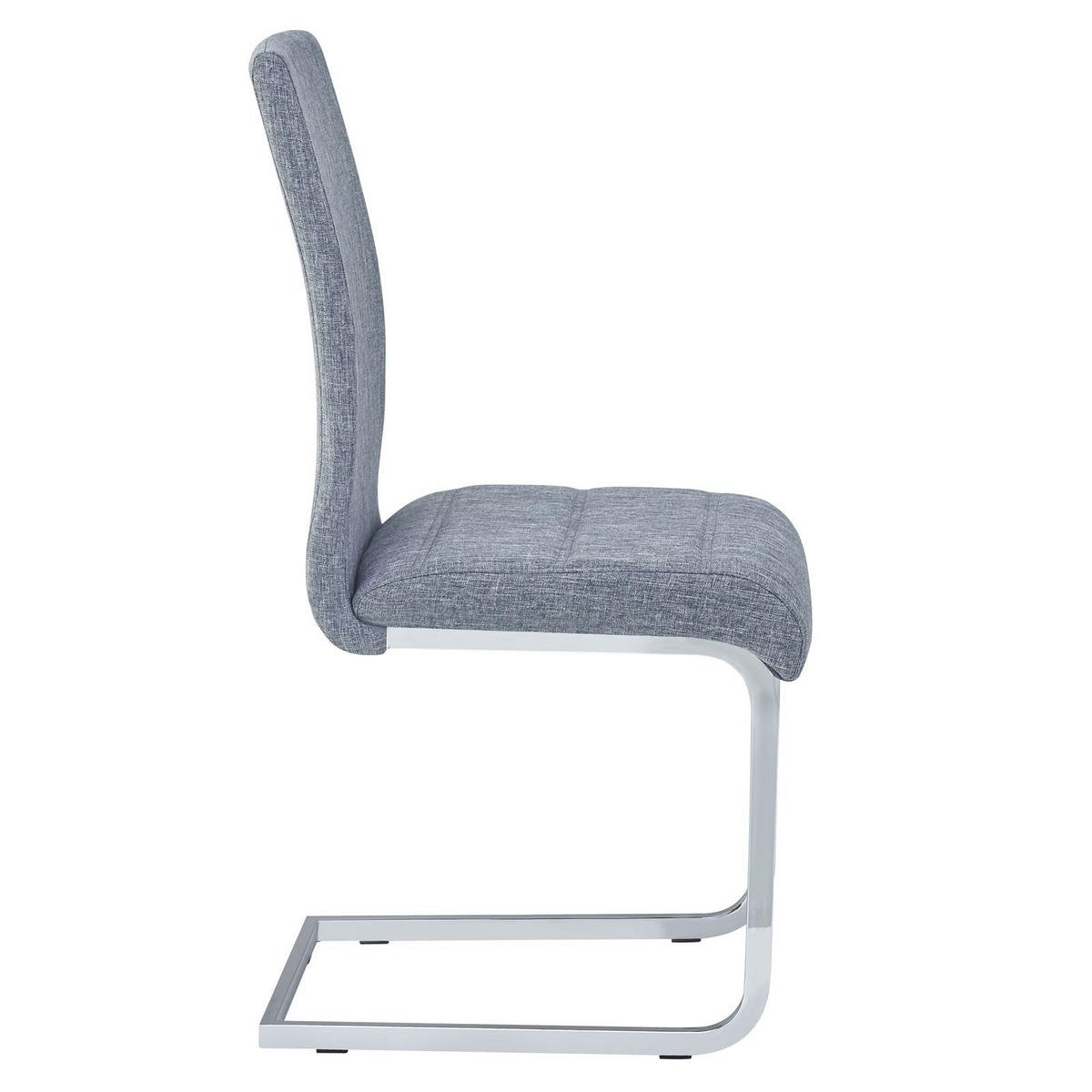 SCHWINGSTUHL LETICIA 4er-Set grau - Grau, Textil (42/96/57cm) - IDIMEX