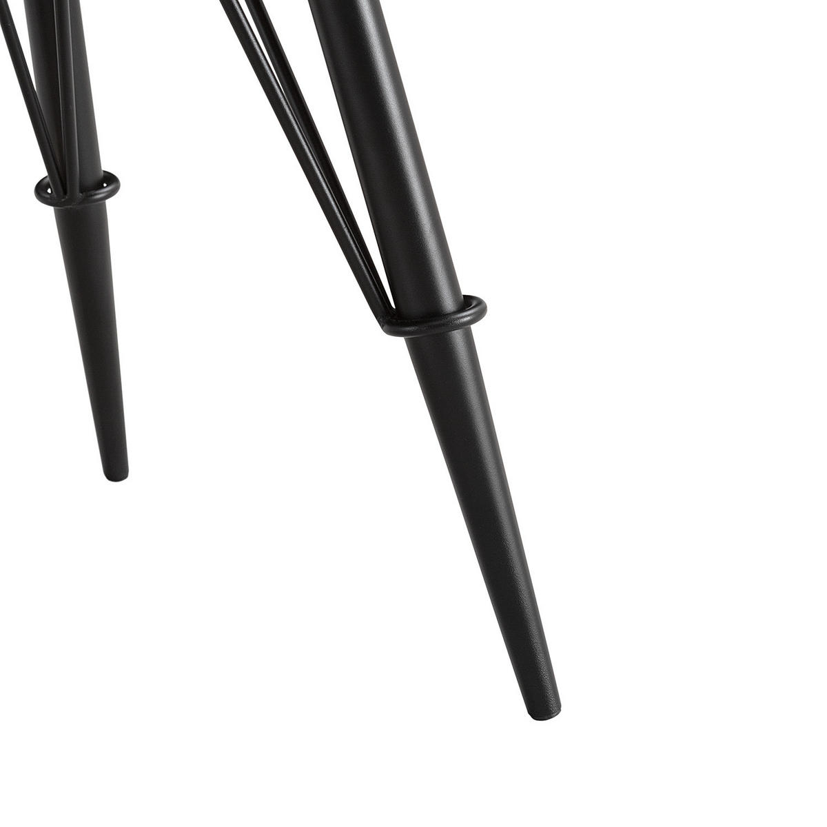 COUCHTISCH - Holzwerkstoff / Metall - Eichefarben/Schwarz, Holzwerkstoff/Metall (50/100/50cm) - home24