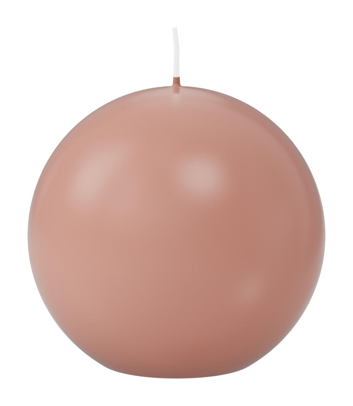 KUGELKERZEN Lachs Ø 100 mm, 6 Stück - Koralle, Paraffin (10/10/10cm) - Wiedemann Kerzen