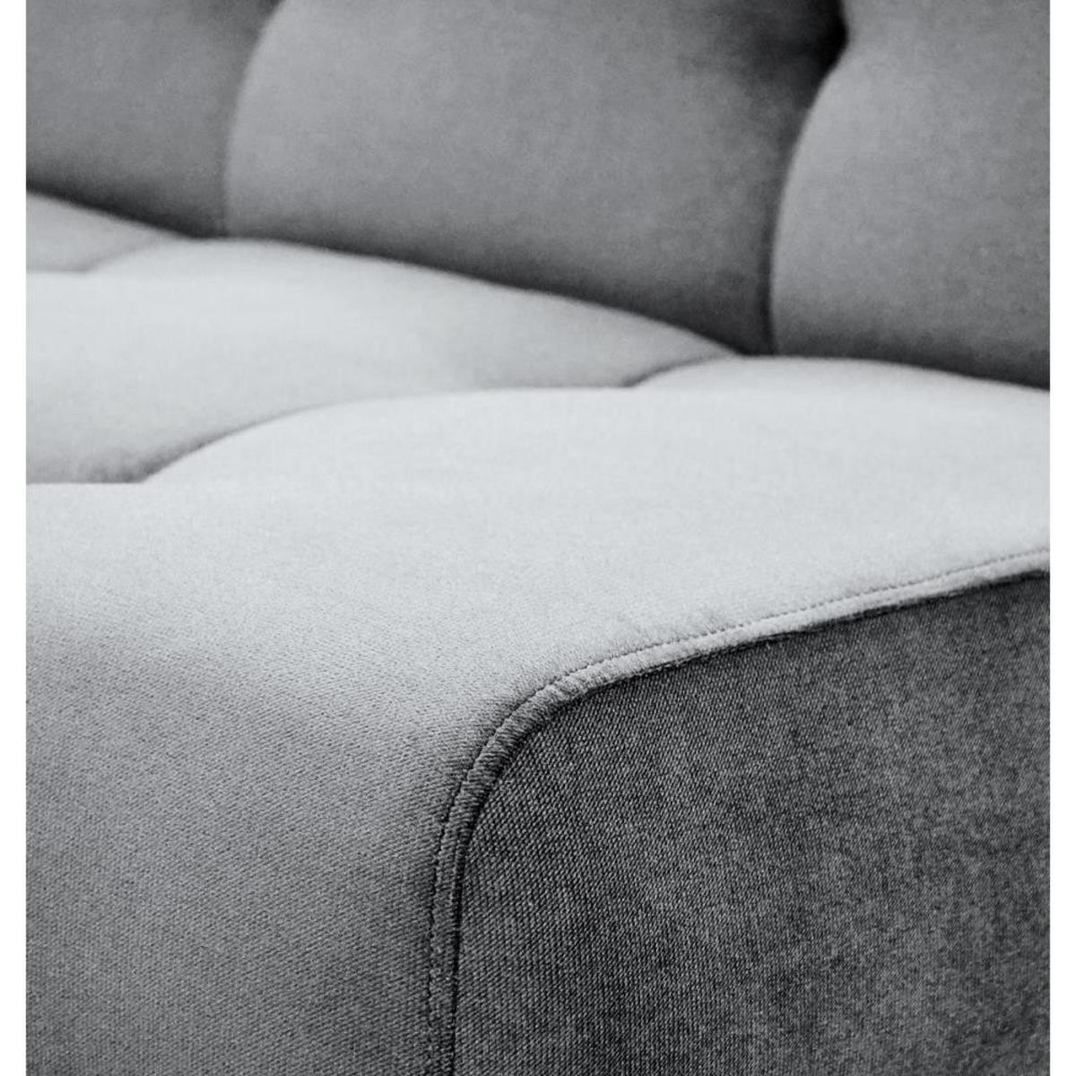3-SITZER Schlafsofa Nancy hellgrau - Hellgrau, Holz/Textil (220/89/93cm) - Beautysofa