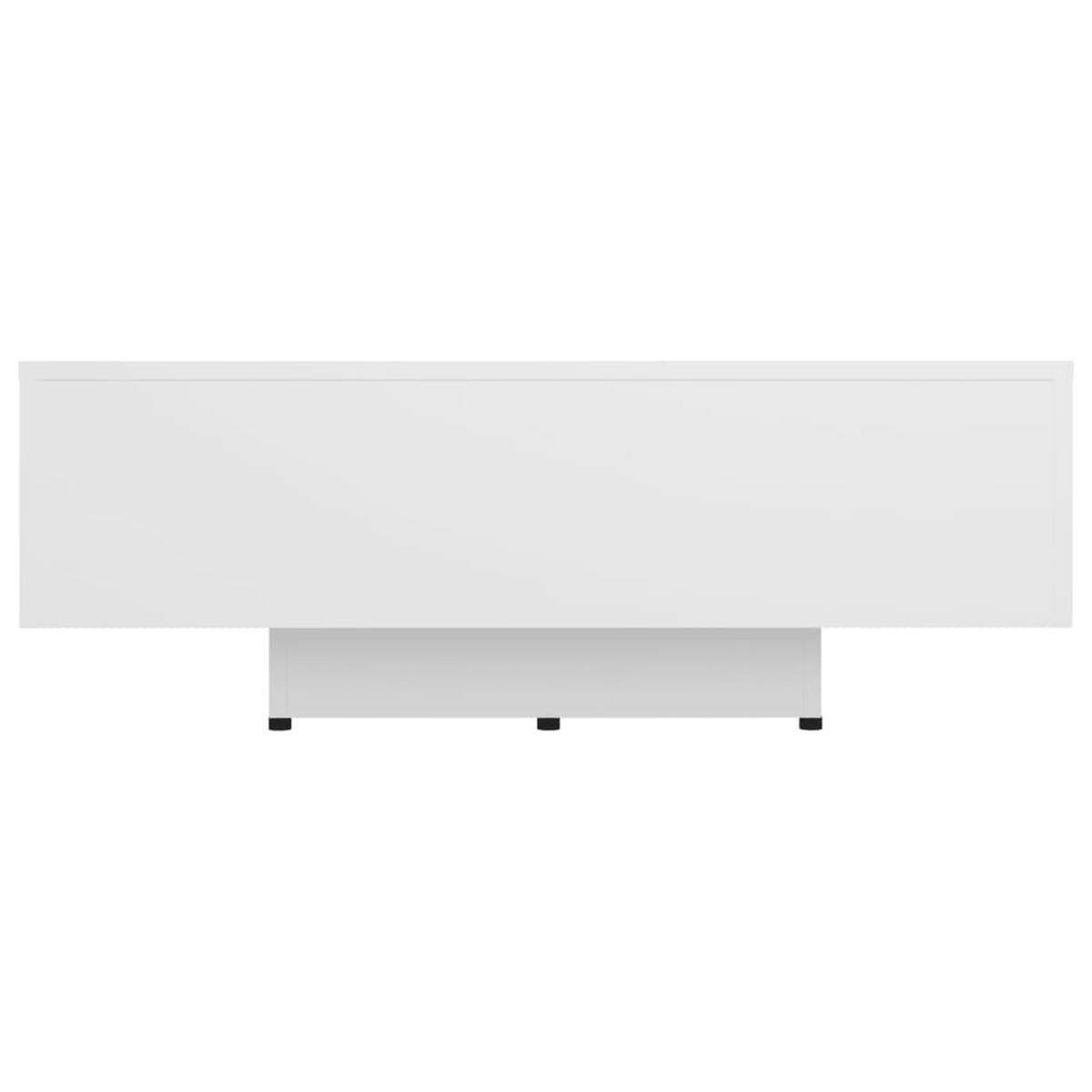 COUCHTISCH Weiß 85x55x31 cm Holzwerkstoff - Weiß, Holzwerkstoff (85/55/31cm) - furnicato