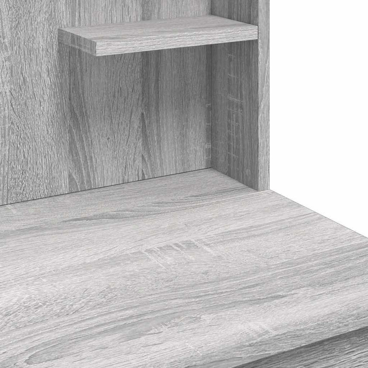 SCHMINKTISCH Curtis 96/40/142 cm - Schieferfarben, Holzwerkstoff (96/142/40cm) - Nettlife