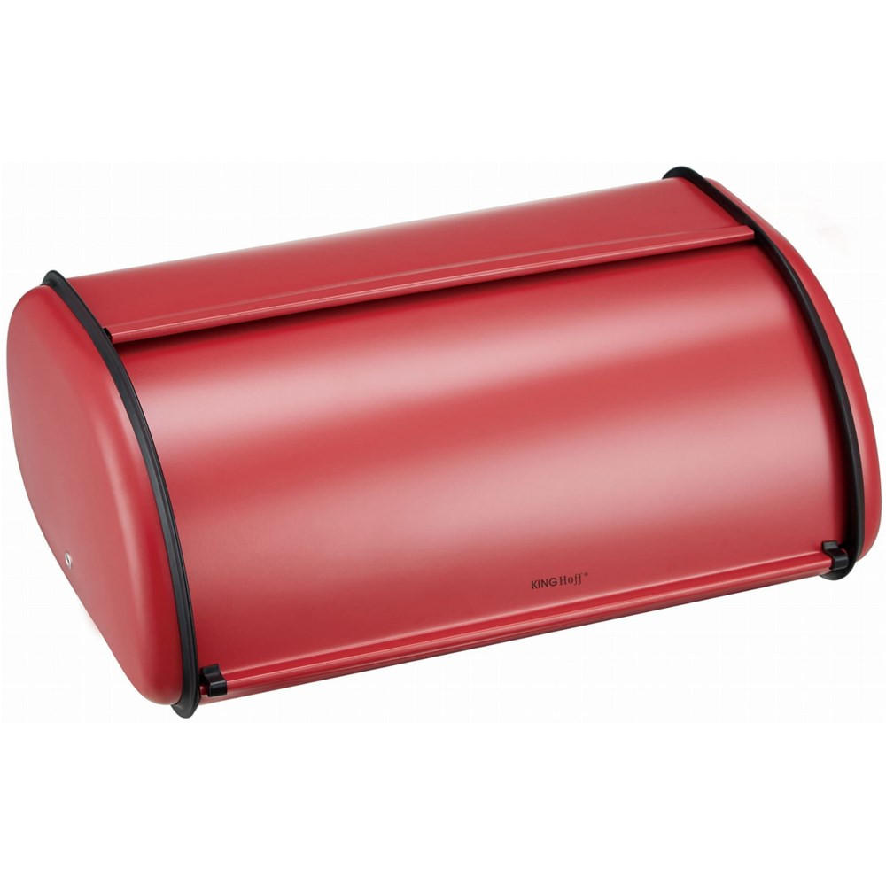 BROTKASTEN Rot 44/27/18.5 cm KH1865 - Rot, Metall (27/18.5/44cm) - Kinghoff 