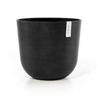 BLUMENTOPF mit Wasserreservoir Oslo 45/39,4 cm Dunkelgrau - Dunkelgrau, Kunststoff (45/39.4cm) - Ecopots