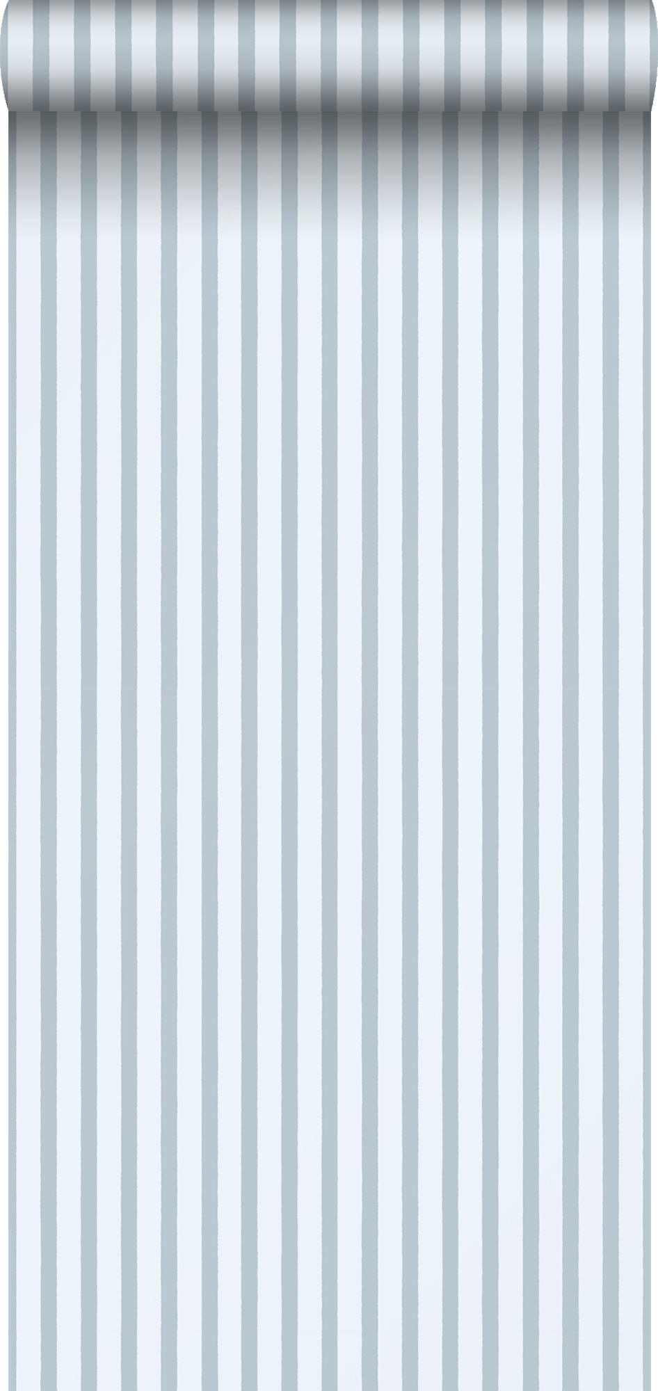 TAPETE horizontal gemalte Streifen 50 x 900 cm - Blau, Papier (50/0.1cm) - Sanders & Sanders