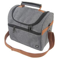 THERMOTASCHE mit Schultergurt 5,5 l Grau - Grau, Textil (18/22/23cm) - Orion 