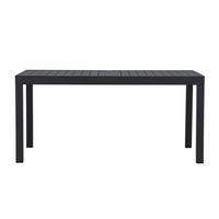 GARTENTISCH - Schwarz, Metall (240/100/75cm) - home24