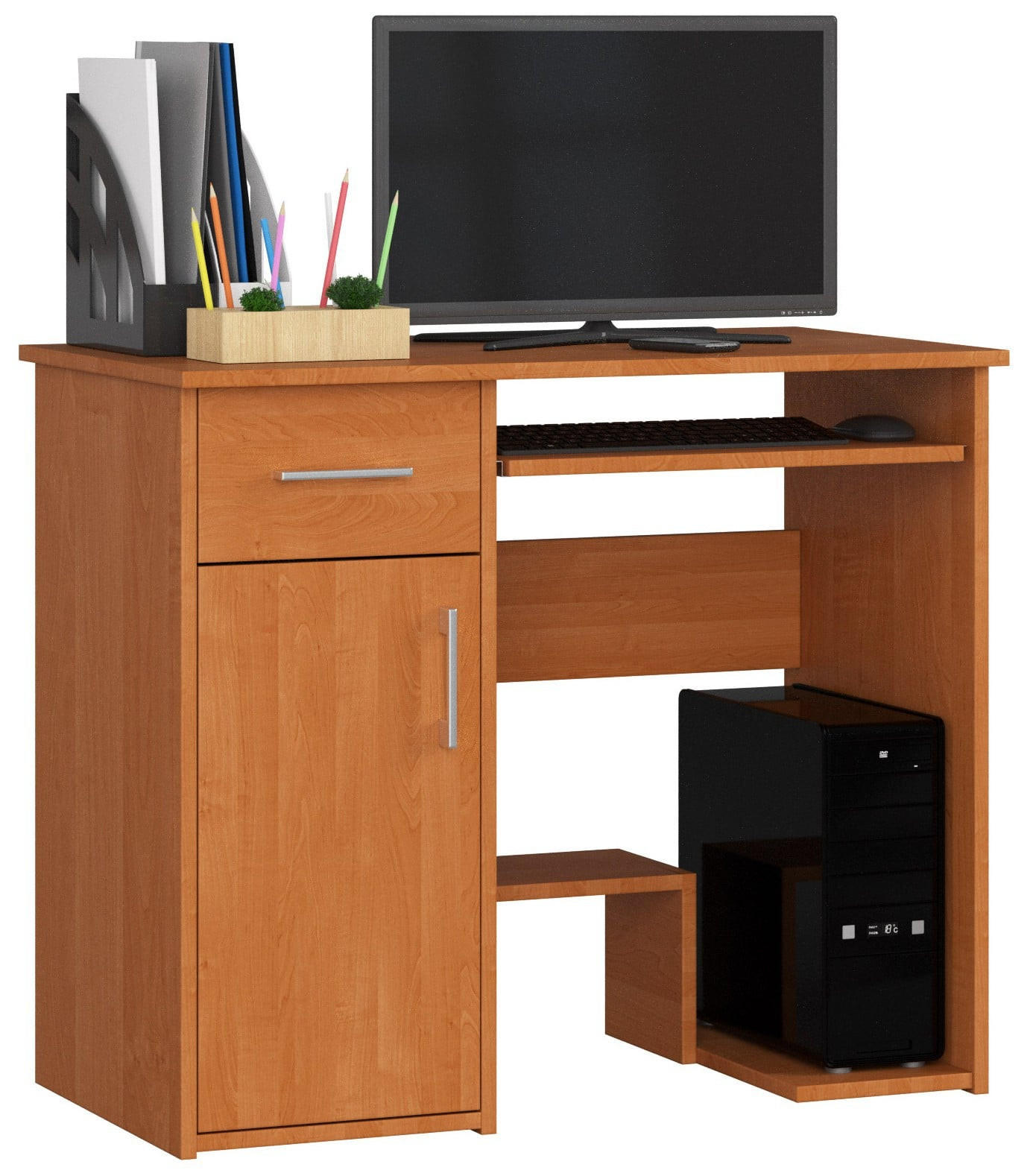 SCHREIBTISCH Erlefarben 74/90/50 - Erlefarben, Holzwerkstoff (50/90/74cm) - RAUMHIRSCH FURNITURE