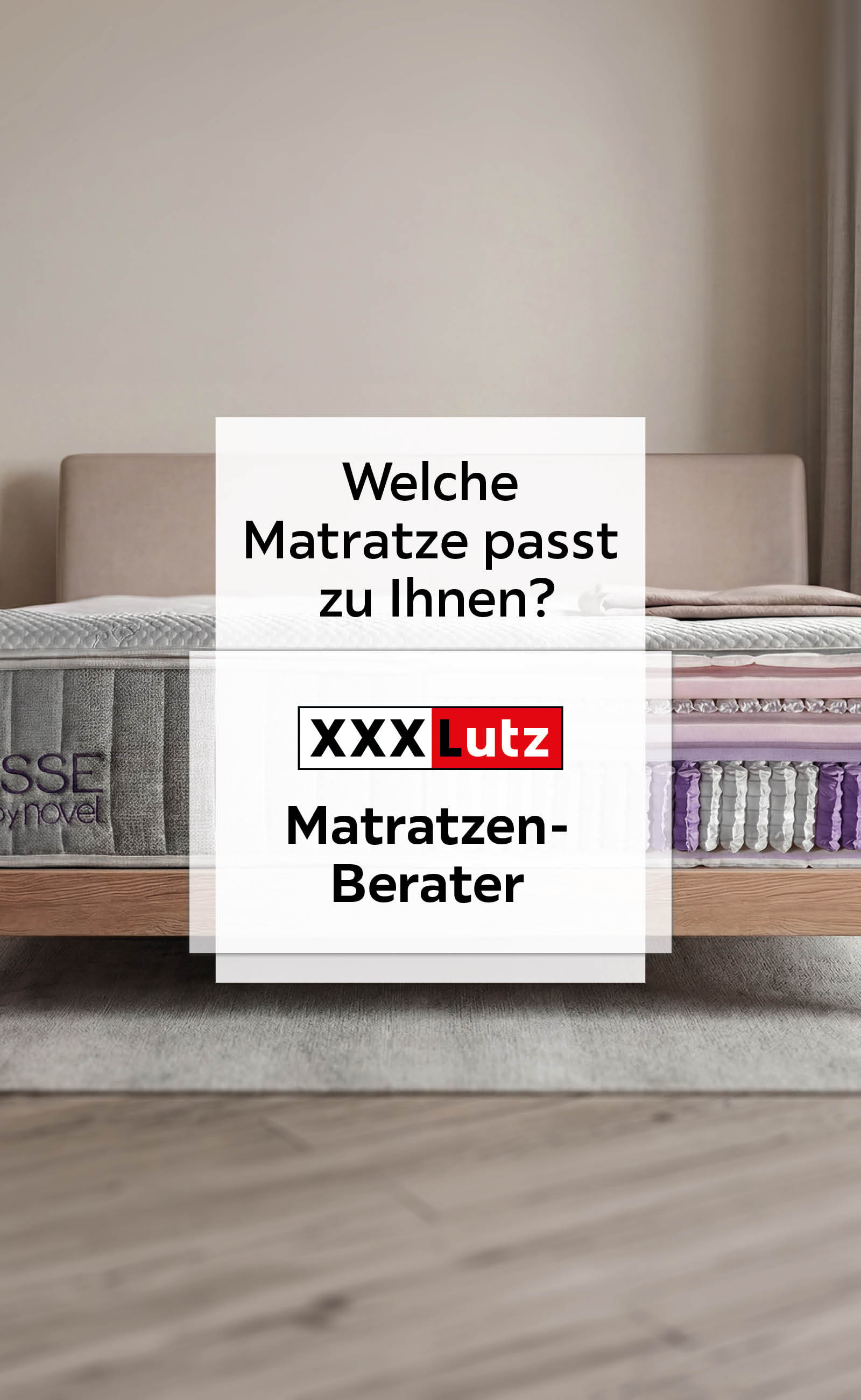 Welche Matratze passt zu Ihnen? XXXLutz Matratzen-Berater