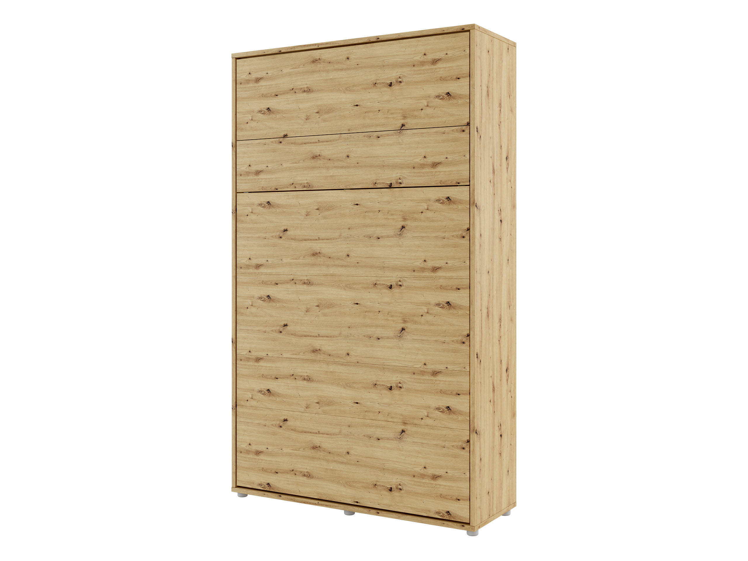 SCHRANKBETT Bed-Concept BC-02 120x200 - Eiche Artisan/Grau, Holz/Holzwerkstoff (120/200cm) - MIRJAN24