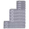 HANDTUCH Unisex Classic Grau Baumwolle 10er Pack - Grau, Textil (100/50cm) - Joop!
