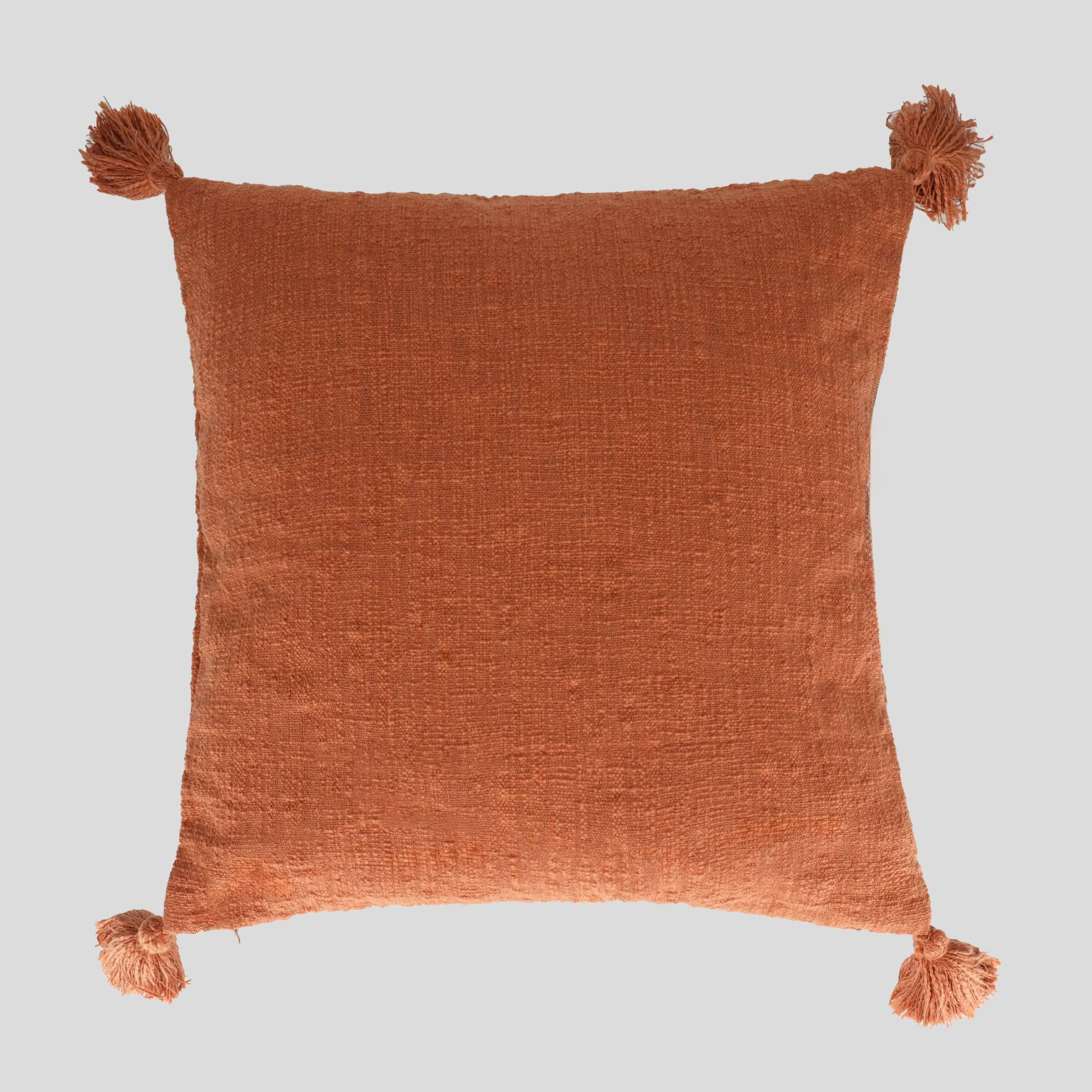 EINFARBIGE KISSENBEZUG Kolina - Dunkelorange, Textil (45/45cm) - home&you