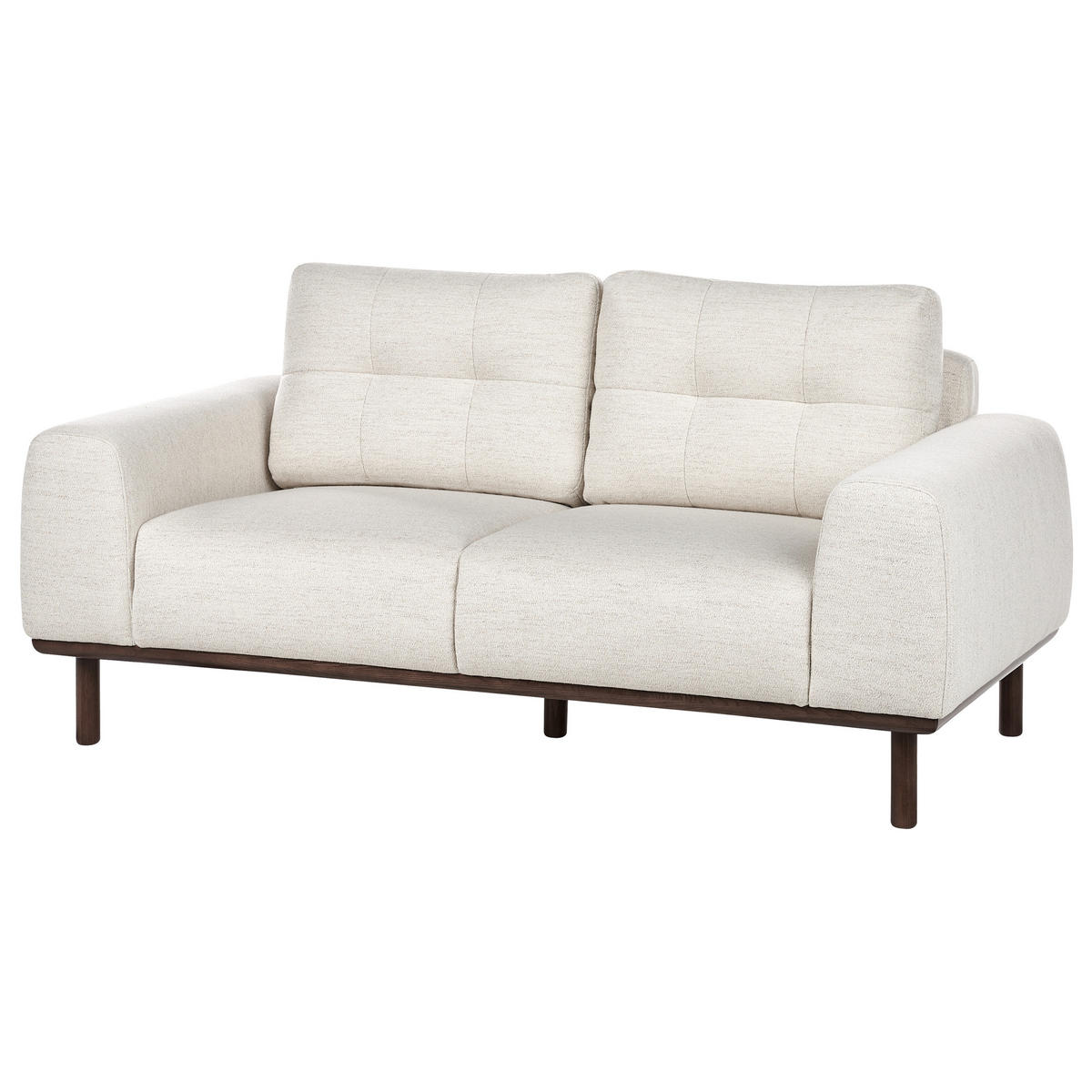 2-SITZER-SOFA Stoff Hellbeige Laurila - Beige, Textil (170/71/92cm) - Beliani