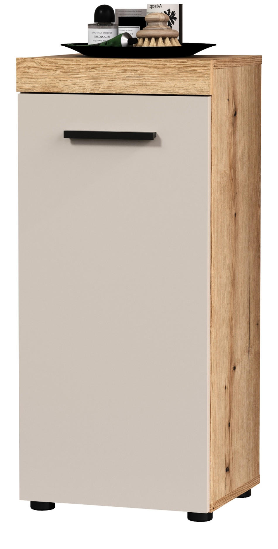 Top.Furn Kommode Eiche, Kaschmir 36x81x31 cm