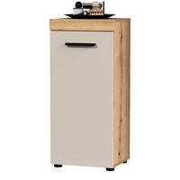 KOMMODE Kaschmir, Evoke Eiche 36 x 81 cm, Badschrank in modernem Design - Kaschmir/Eichefarben, Holzwerkstoff/Kunststoff (36/81/31cm) - Top.Furn