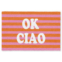 ROHOŽKA Ciao - Citace - Stripes 120x80 cm - pomerančová, textil/umělá hmota (120/0.4cm) - MuchoWow
