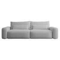 POHOVKA Carnos Šedá 3-místná - šedá/černá, textil/plast (257/82/105cm) - Selsey