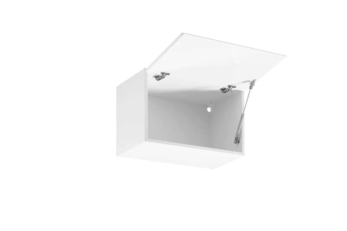 HÄNGESCHRANK – 60 cm – G60KN – Velmora – Weiß / Weiß Hochglanz - Weiß Hochglanz, Holzwerkstoff (60/36/32cm) - ROYAL24_MARKT