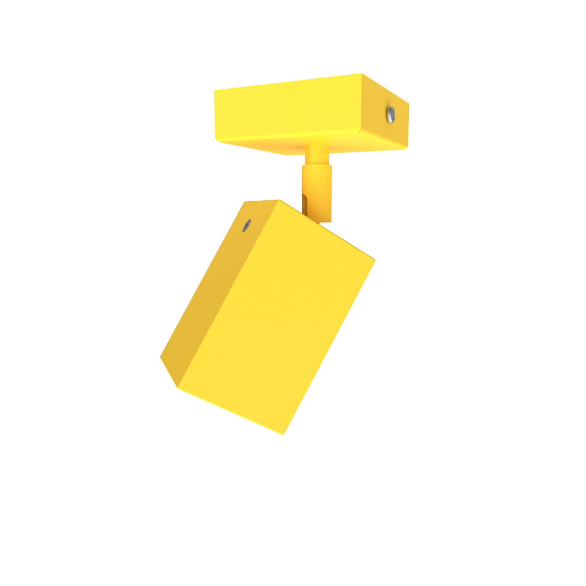 DECKENLEUCHTE - Gelb, Metall (7.6/7.6/17cm) - Lumicom