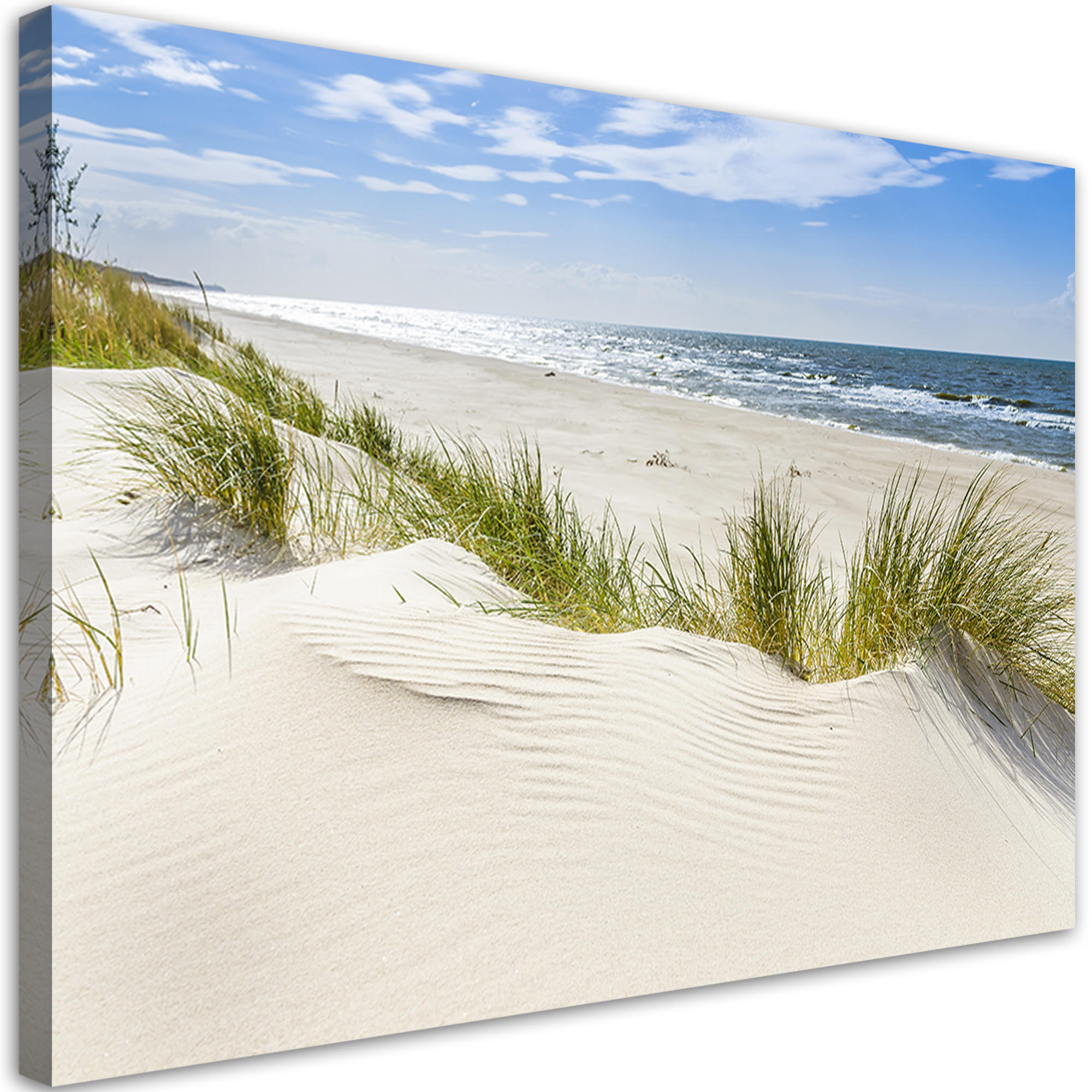 WANDBILD meer strand landschaft - Beige, Textil (60/40cm) - Feeby