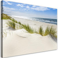 WANDBILD meer strand landschaft - Beige, Textil (60/40cm) - Feeby