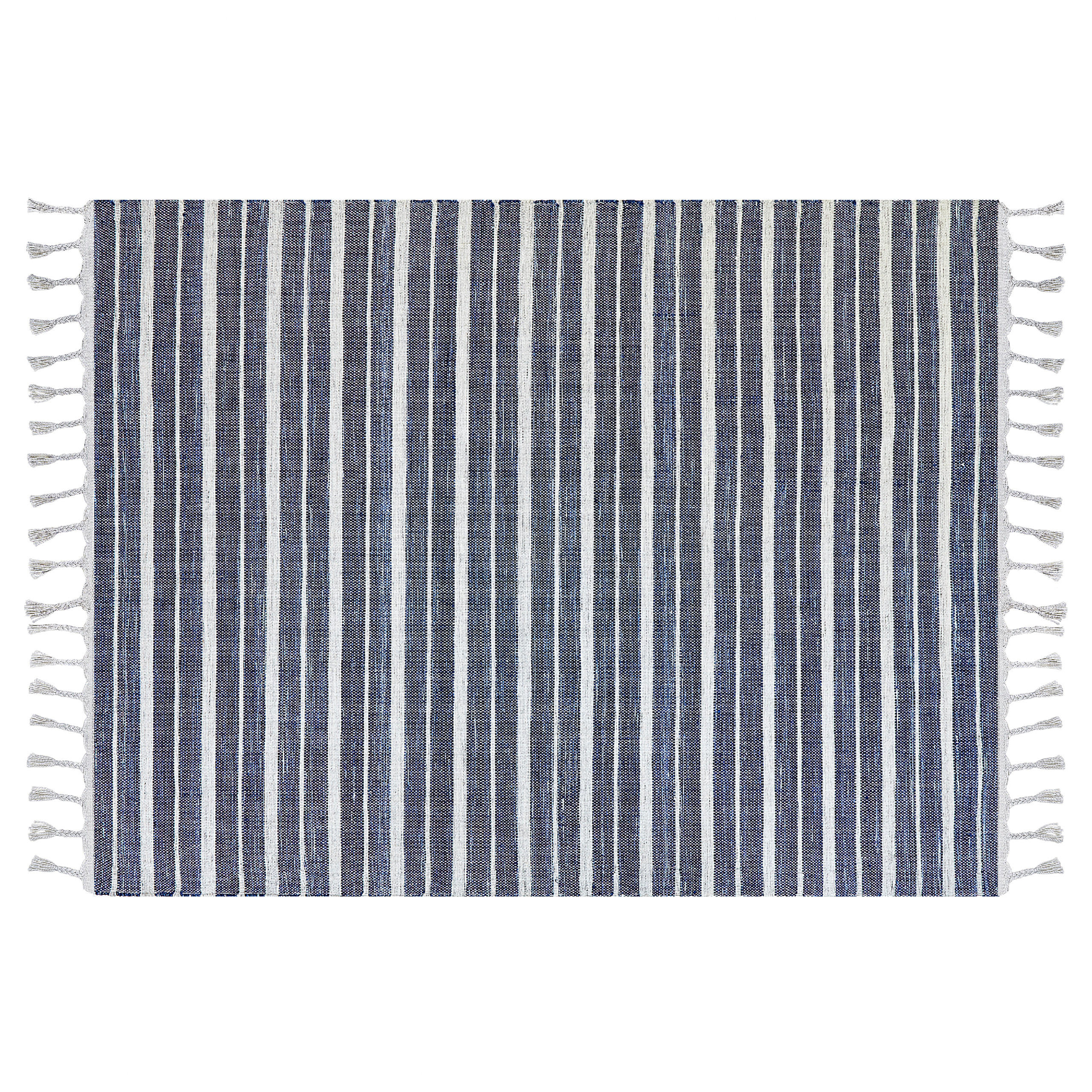 OUTDOOR-TEPPICH Bademli 230/160 cm - Blau, Kunststoff (160/230cm) - Beliani