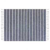 OUTDOOR-TEPPICH Bademli 230/160 cm - Blau, Kunststoff (160/230cm) - Beliani