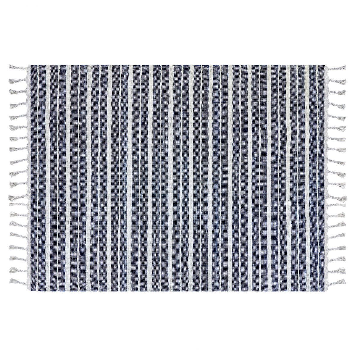OUTDOOR-TEPPICH Bademli 230/160 cm - Blau, Kunststoff (160/230cm) - Beliani