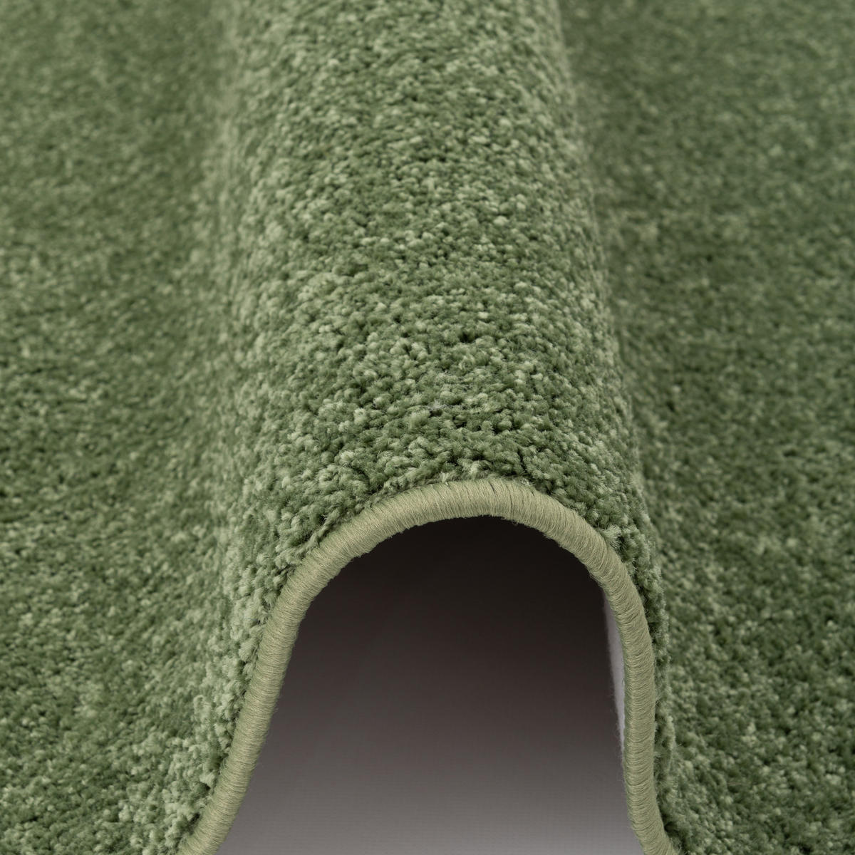 HOCHFLOR LANGFLOR TEPPICH LÄUFER COTTAGE - Grün, Textil (80/200cm) - Snapstyle