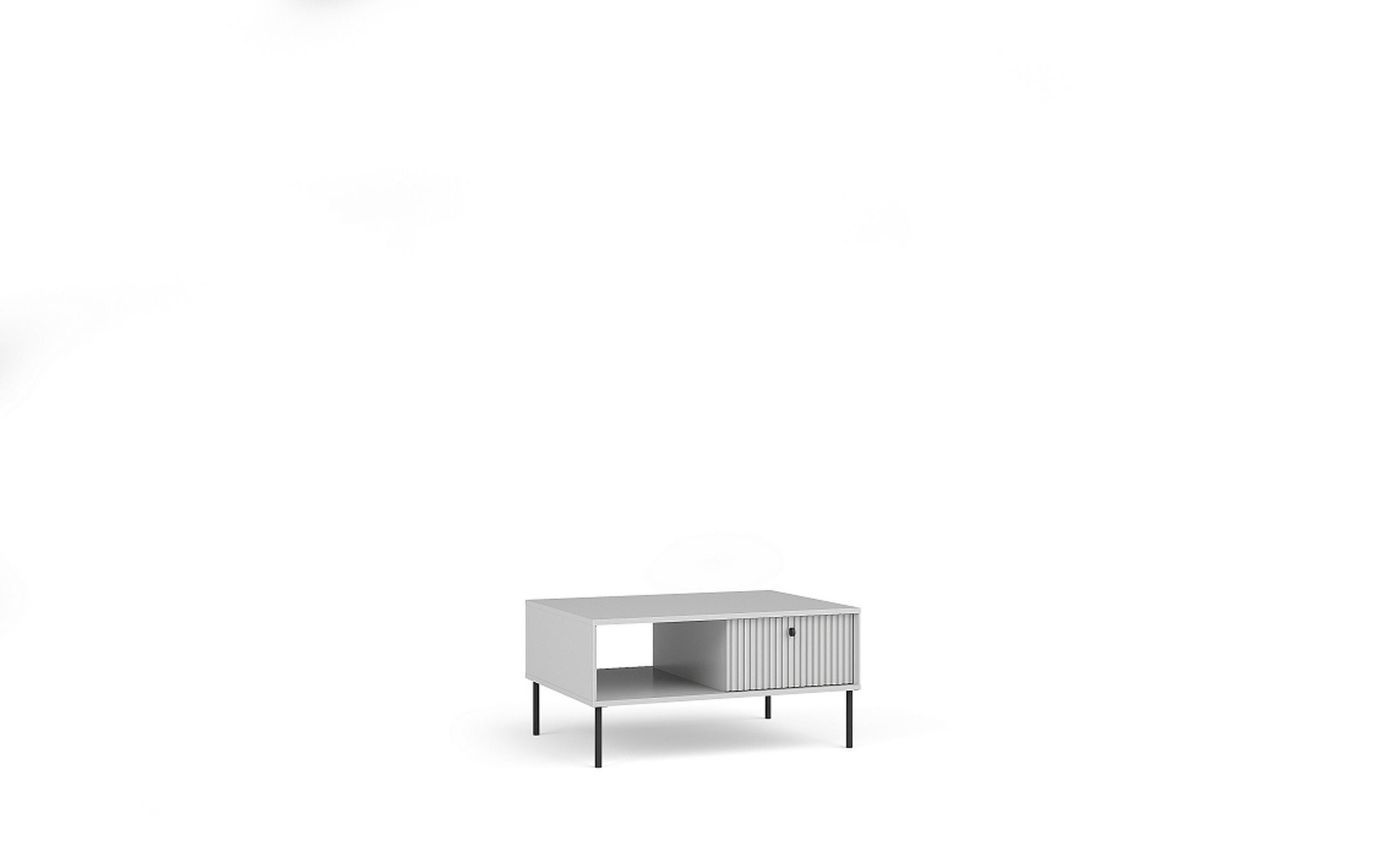COUCHTISCH Grau 87/43,2/66 - Grau, Holzwerkstoff (66/87/43cm) - RAUMHIRSCH FURNITURE