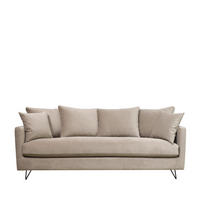 BETTSOFA - Beige - Beige, Textil (233/86/95cm) - Drawer