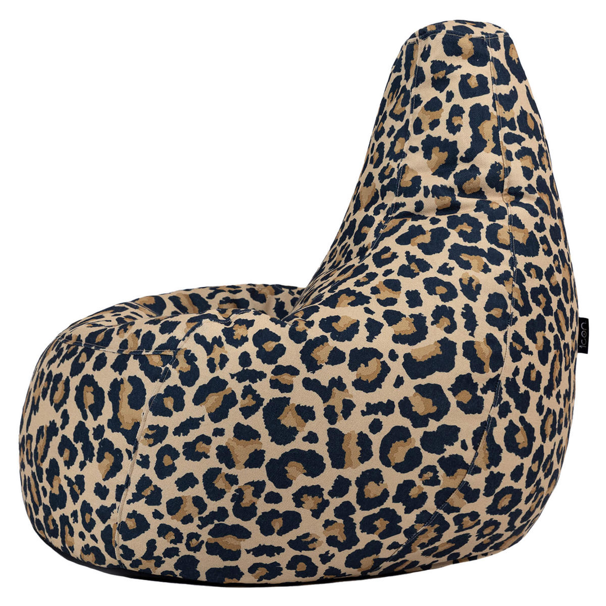 SITZSACK Liegesessel Dalton Leopard - Multicolor, Textil (90/73/84cm) - icon