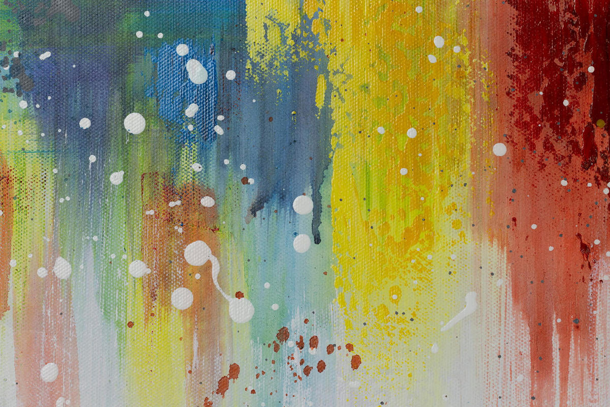 ACRYLBILD HANDGEMALT 120/60 cm - Multicolor/Grau, Holz/Textil (2/60cm) - KUNSTLOFT