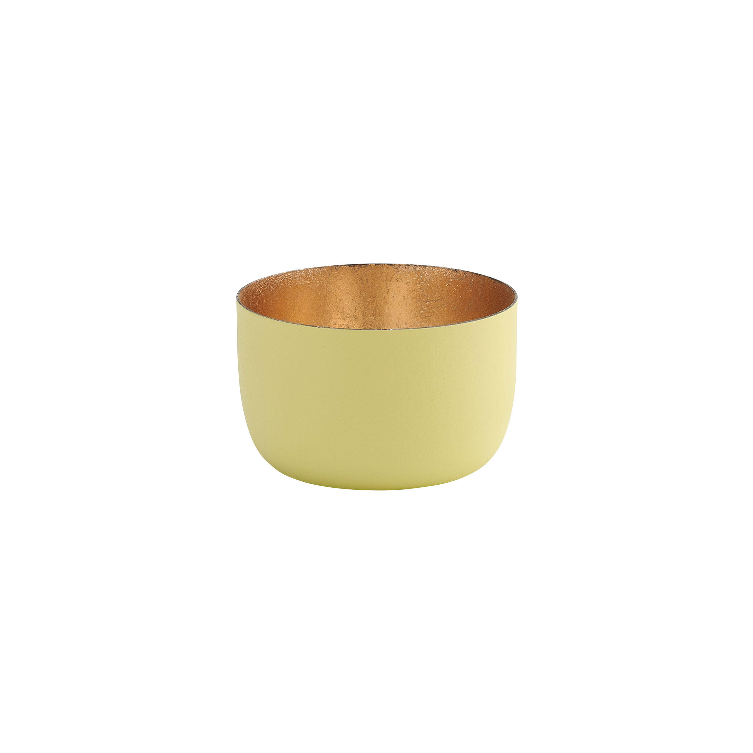 TEELICHTHALTER Madras S, Eisen, Pastellflieder, 5 cm - Gelb, Metall (5cm) - Gift Company