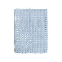 BADETUCH Vaffel blau 70/130 cm - Blau, Textil (70/130cm) - Homla