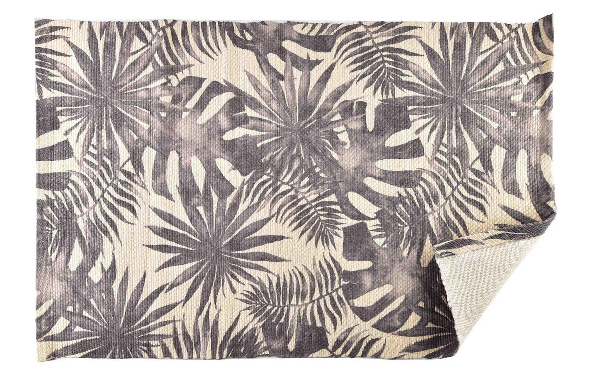 TEPPICH Jungle Grau 37/30/2 cm Textilien - Grau, Textil (30/37cm) - Mondex