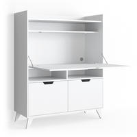 SEKRETÄR SCHREIBTISCH Berdi Weiß 110 x 45 cm - Weiß, Holzwerkstoff (45/110/140cm) - Vicco