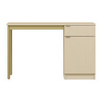 SCHREIBTISCH - 120 cm x 55 cm - Holz, Platte - Beige MILIAKI - Beige, Holz (55/120/75cm) - Vente-Unique