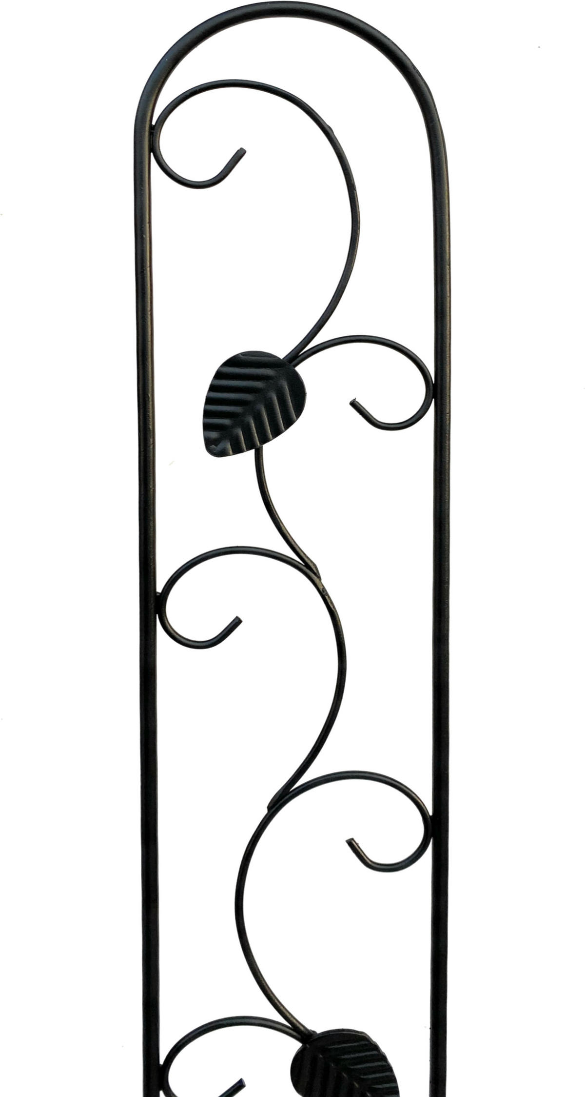 RANKHILFE Garten Metall Schwarz 140 cm - Schwarz, Metall (11.5/146/1.5cm) - DanDiBo