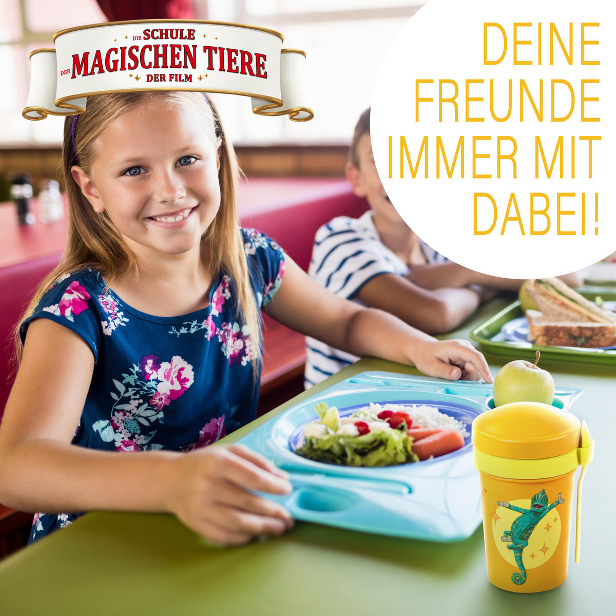 MÜSLIBECHER To Go 540 ml rPET - Gelb, Kunststoff (11.3/11/16cm) - Stoneline