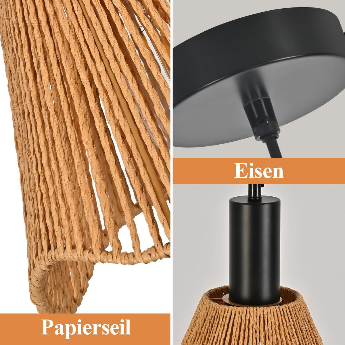 PENDELLEUCHTE ARNO Ⅲ 22/10/120 cm - Schwarz, Metall (22/10/120cm) - Nettlife