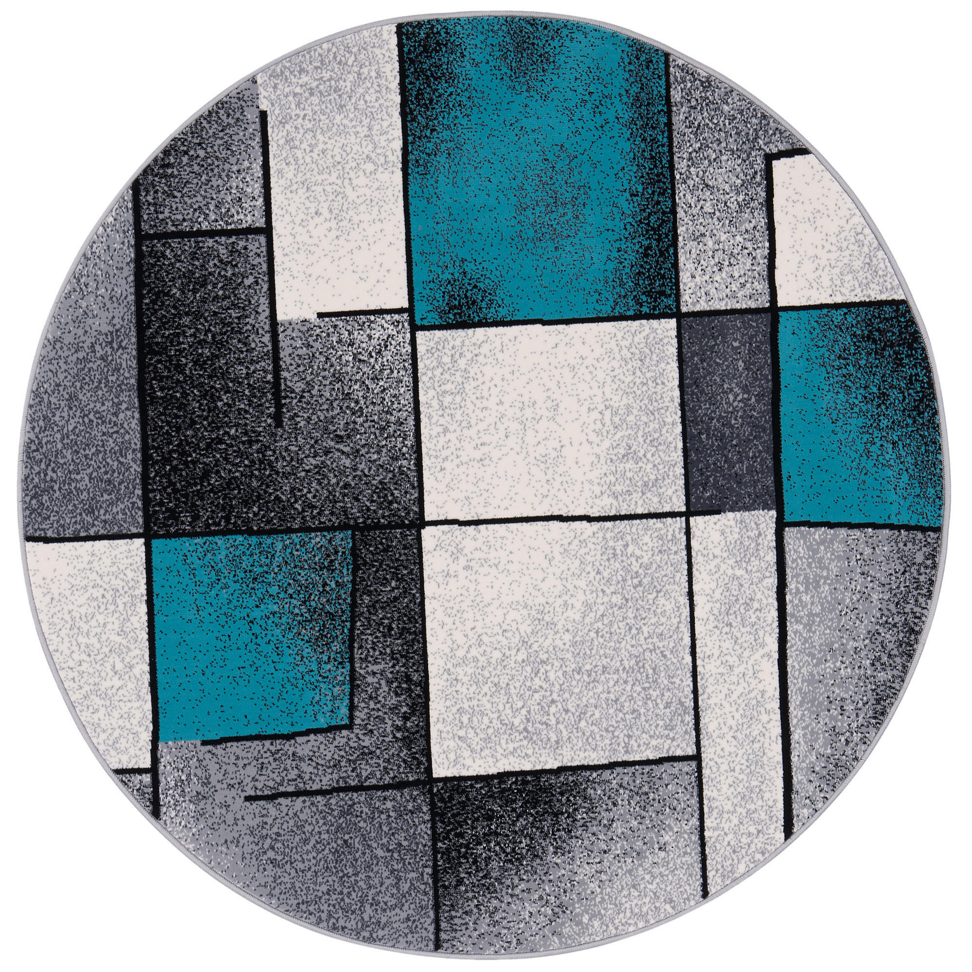 DESIGNER TEPPICH BRILLIANT FANTASY RUND - Blau, Textil (200/200cm) - Pergamon