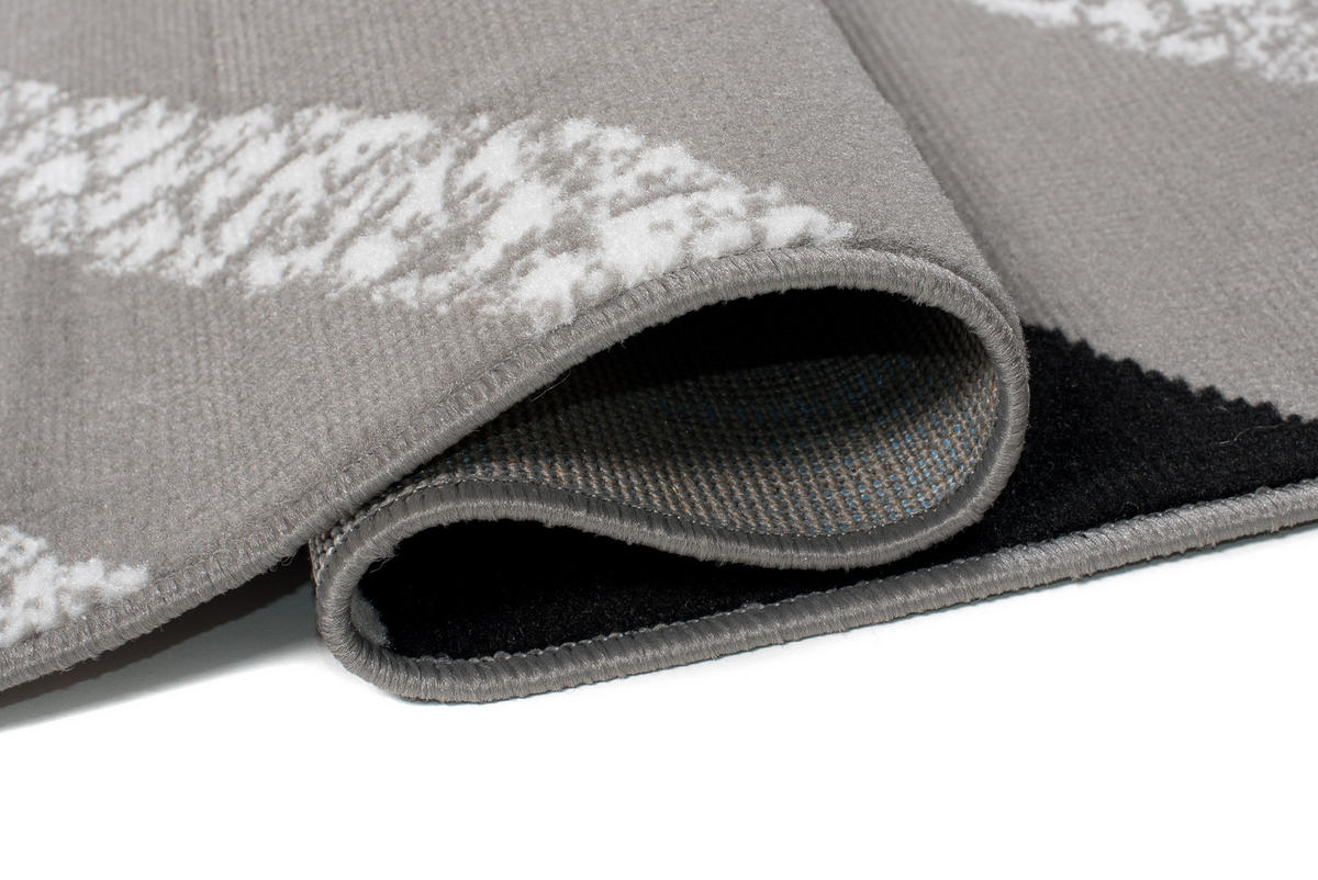 TEPPICH MAYA Grau Streifen Gestreift Meliert 220/300 cm - Grau, Textil (220/300cm) - Tapiso