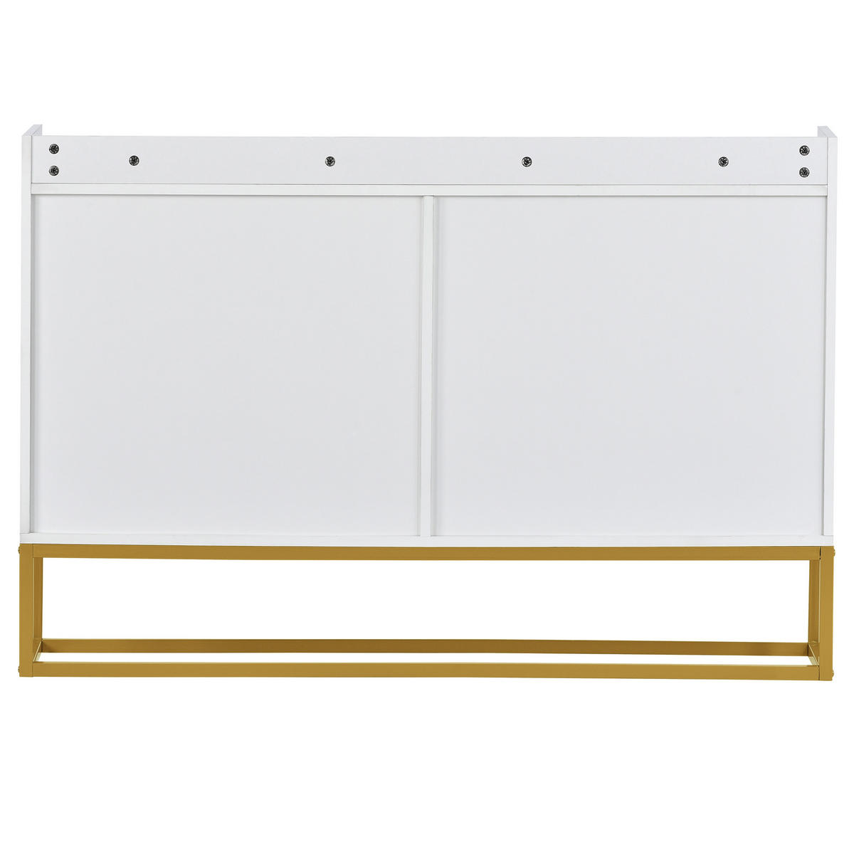 SIDEBOARD DE-38276 120/30/80 cm mit 4 Türen Weiß - Weiß, Holzwerkstoff (120/80/30cm) - ComfortXL