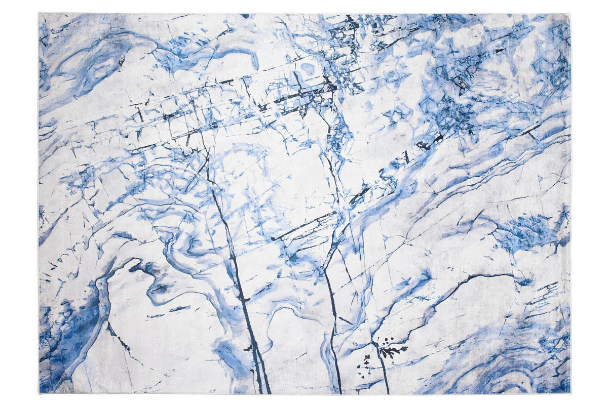 TEPPICH TOSCANA Hellblau 80/150 cm - Hellblau, Textil (80/150cm) - Tapiso
