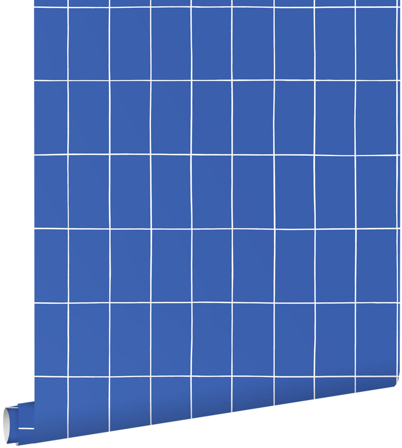 TAPETE kleine Fliesen 53 cm x 10.05 m - Blau, Papier (53/1000cm) - ESTAhome